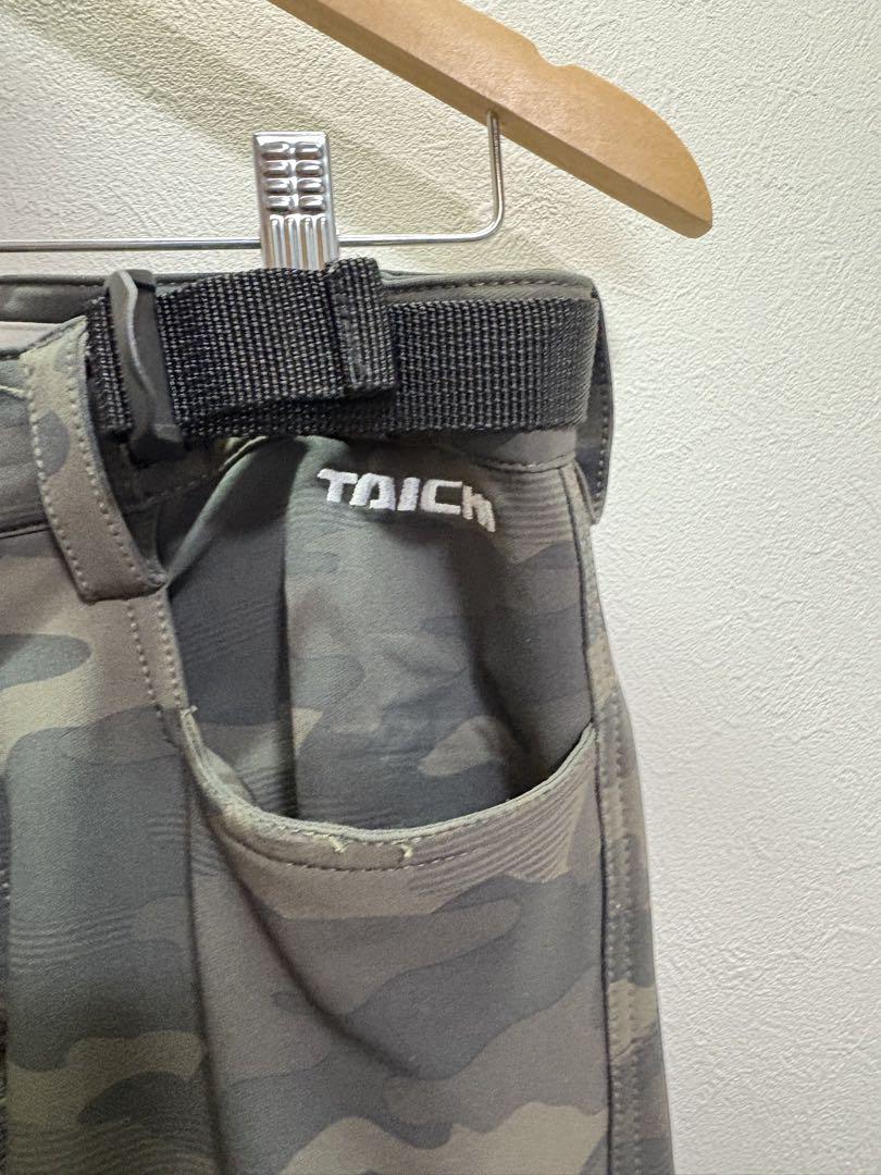 【美品】TAICHI カモフラージュ バイクパンツ