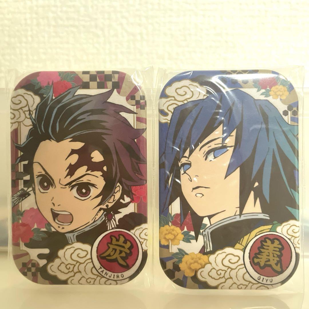 鬼滅の刃 まるかく缶バッジ 竈門炭治郎＆冨岡義勇 - メルカリ