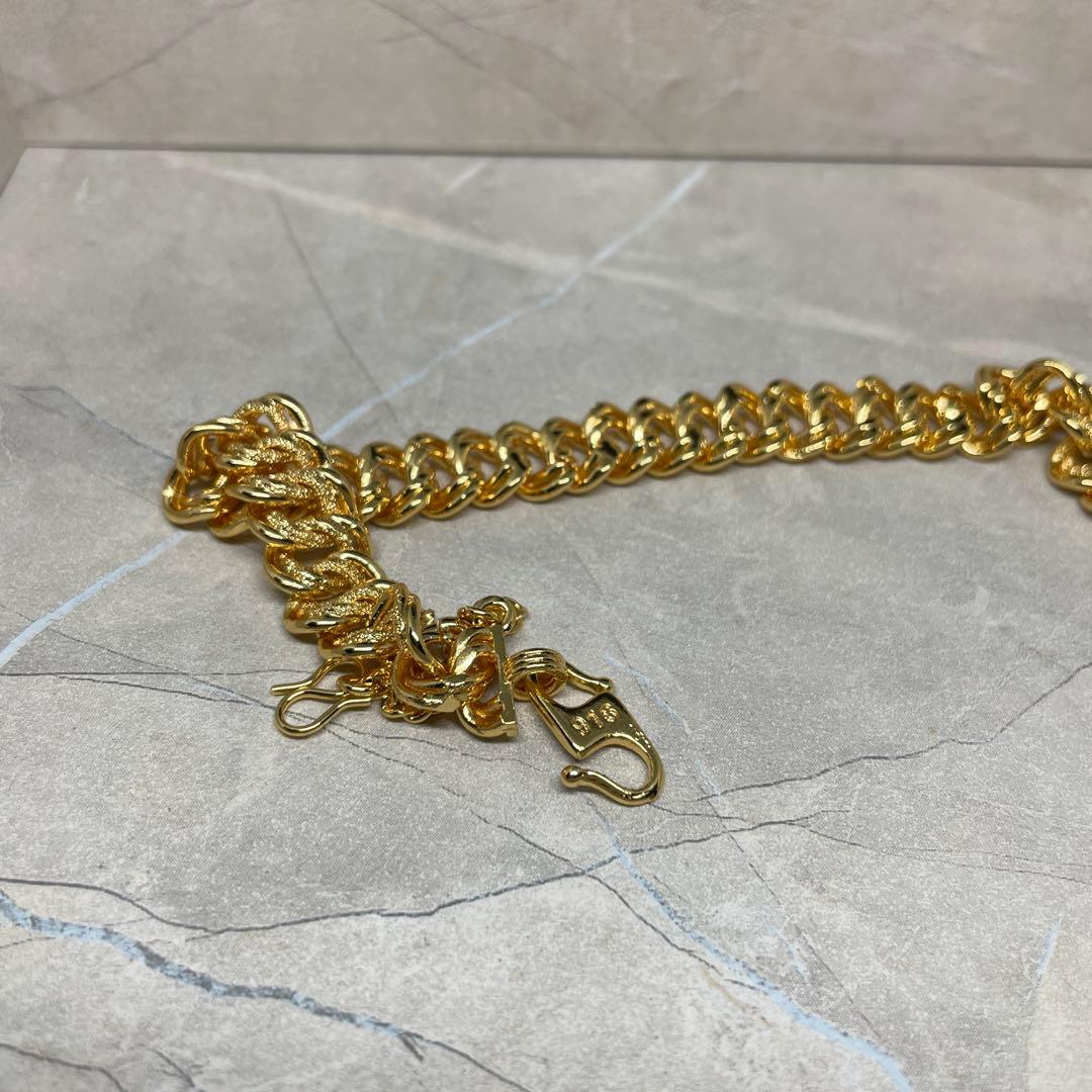 アクセサリー ゴールド 喜平 916A( K22 )ブレスレッと