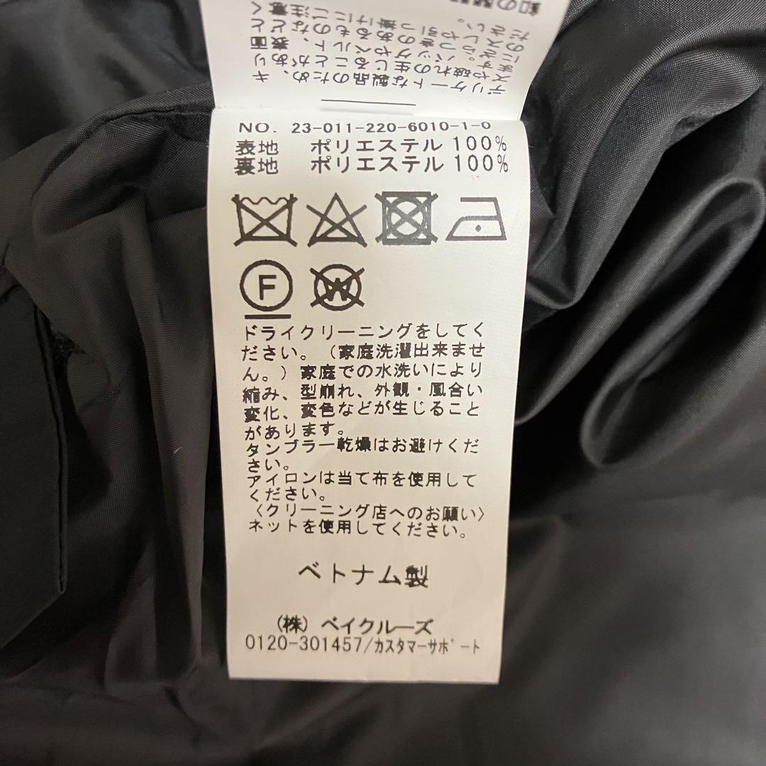 着用１回のみ！ フレームワーク タフタポンチョブルゾン ブラック