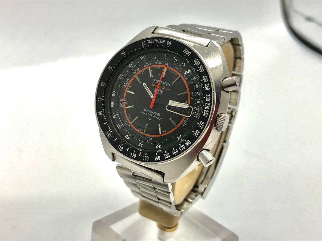4年保証』『4年保証』セイコー・スピードタイマー・赤ラリー・7017
