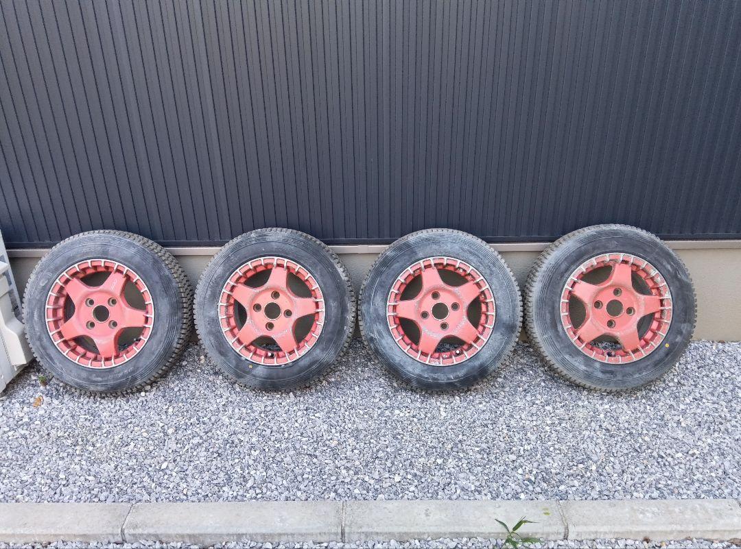 アドバンラリー　185/65R14　DIREZZA　74R着きホイール4本