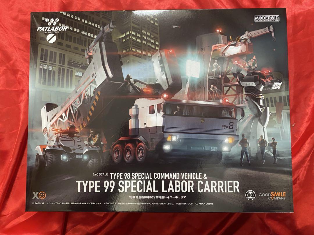 パトレイバー　プラモデル　モデロイド　キャリア　指揮車　セット　未開封　美品