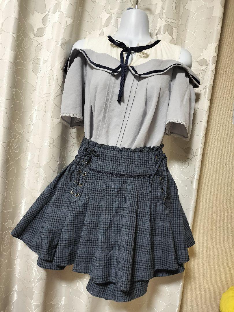 axes femme POETIQUE ブラウス キュロット