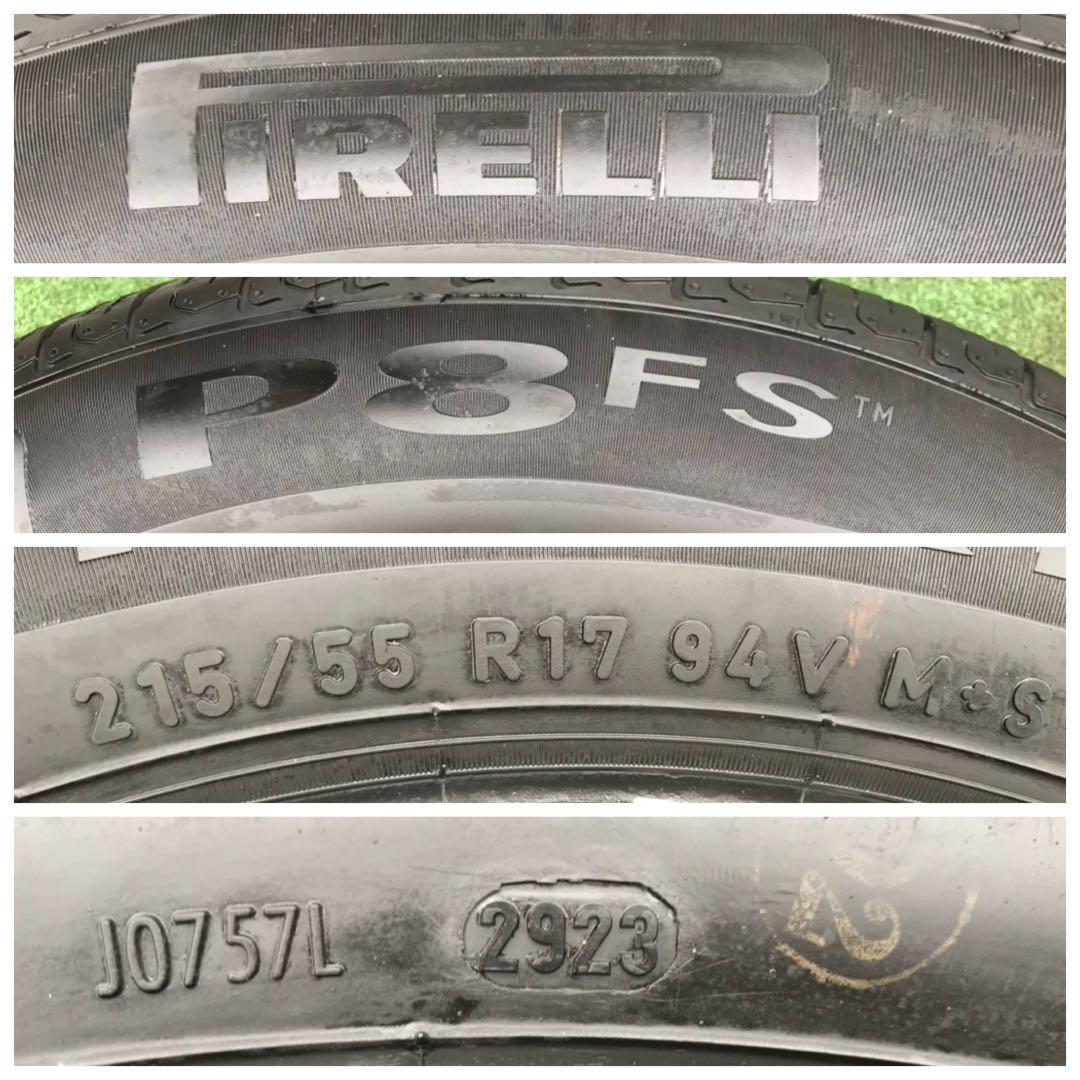 215/55 R17、PIRELLI P8 FS TMラジアルタイヤ2023年 - メルカリ