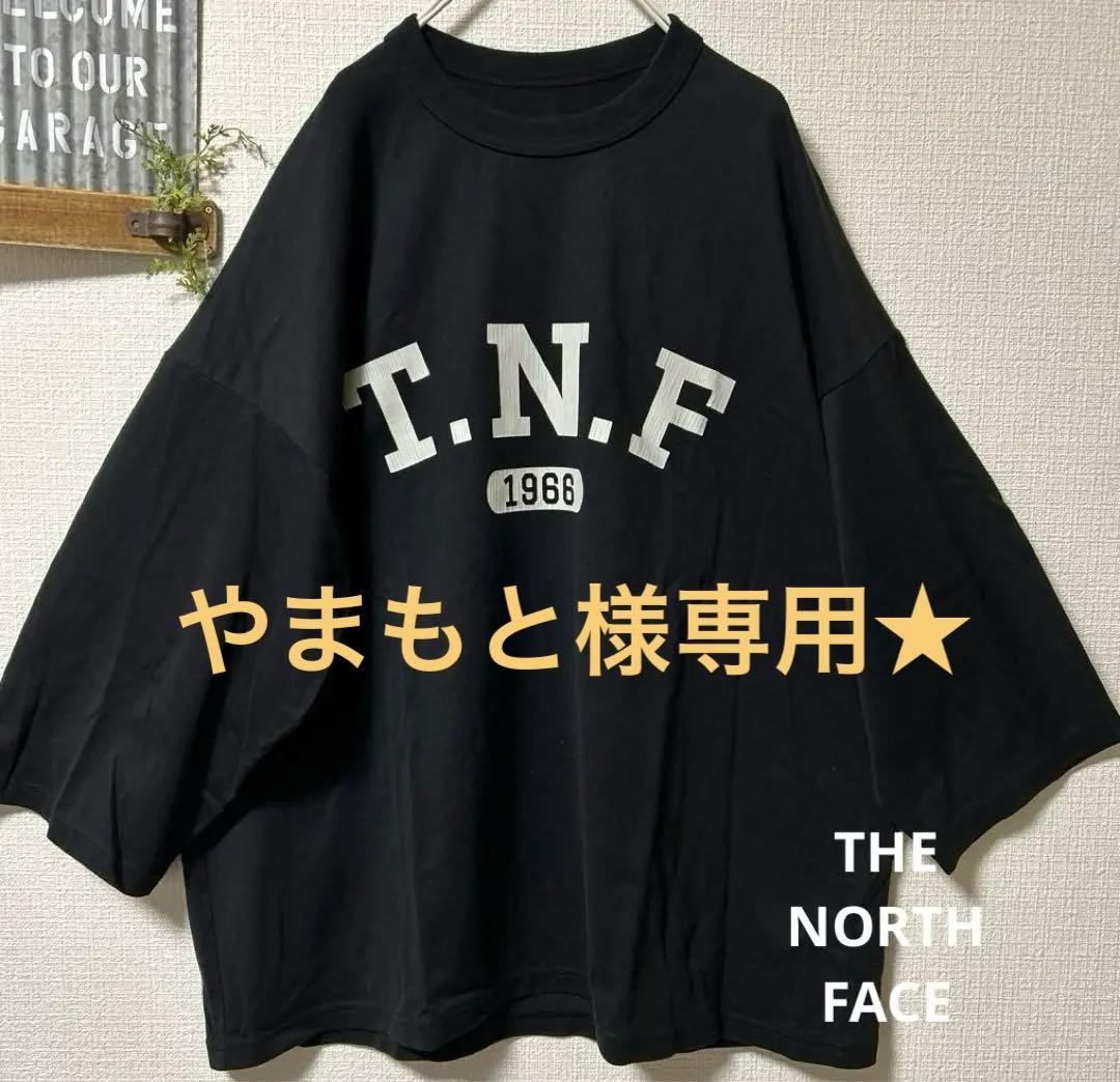 美品　THE NORTH FACE★ スリークォーター TNFロゴT 5,600円