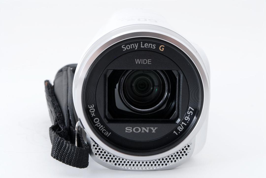 リホコリ 美品 SONY HDR CX680 ホワイト ハンディカム HZAnW-m38327390123 ソニー ったざらつ