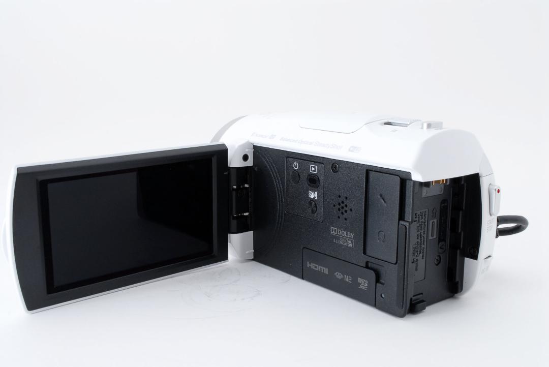 リホコリ 美品 SONY HDR CX680 ホワイト ハンディカム HZAnW-m38327390123 ソニー ったざらつ
