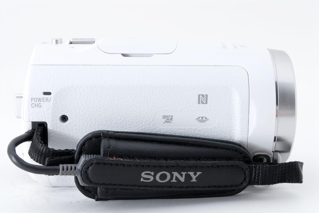 リホコリ 美品 SONY HDR CX680 ホワイト ハンディカム HZAnW-m38327390123 ソニー ったざらつ