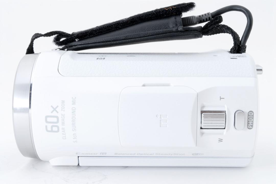リホコリ 美品 SONY HDR CX680 ホワイト ハンディカム HZAnW-m38327390123 ソニー ったざらつ