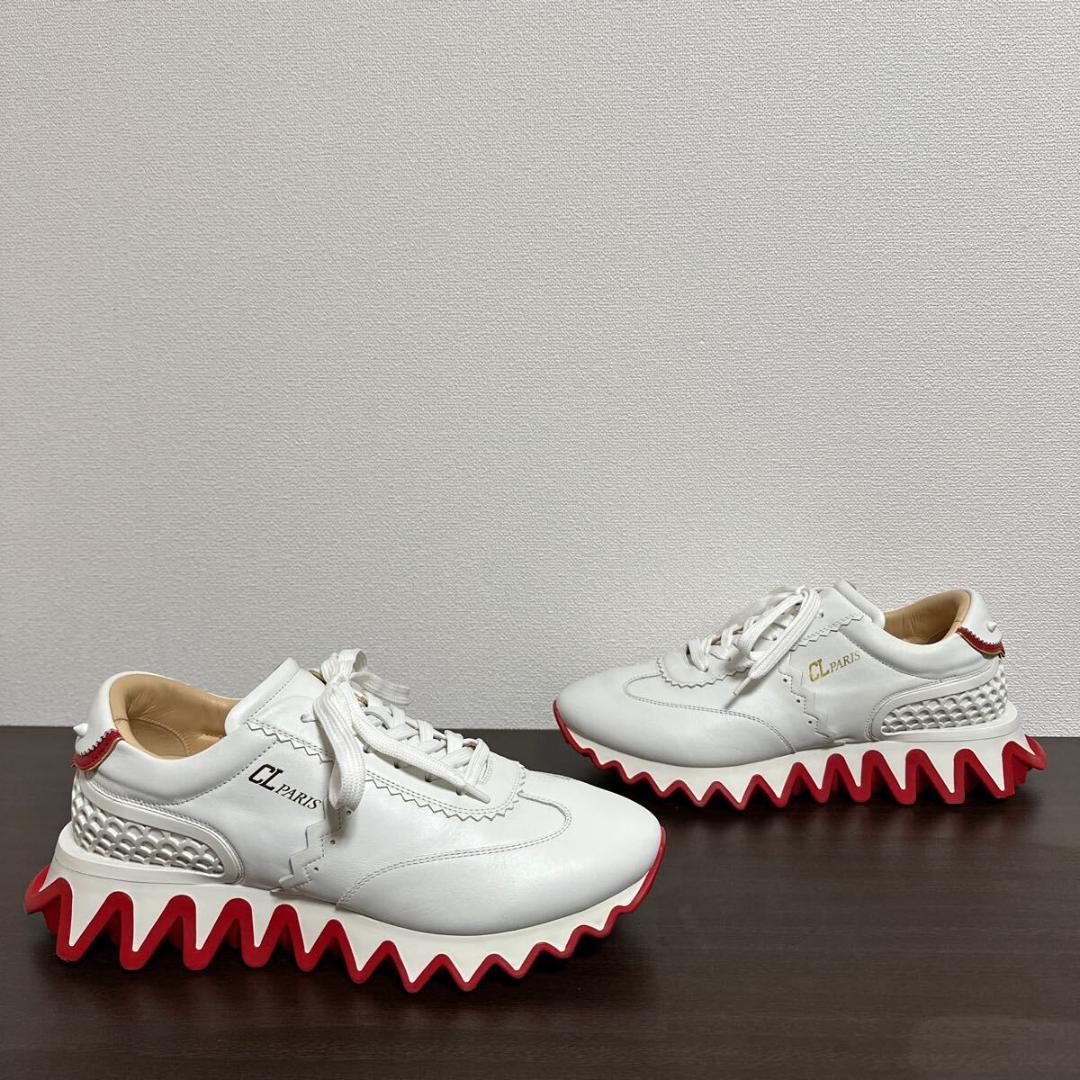 クリスチャンルブタン ルビシャーク レザー スニーカー size 41 メンズ