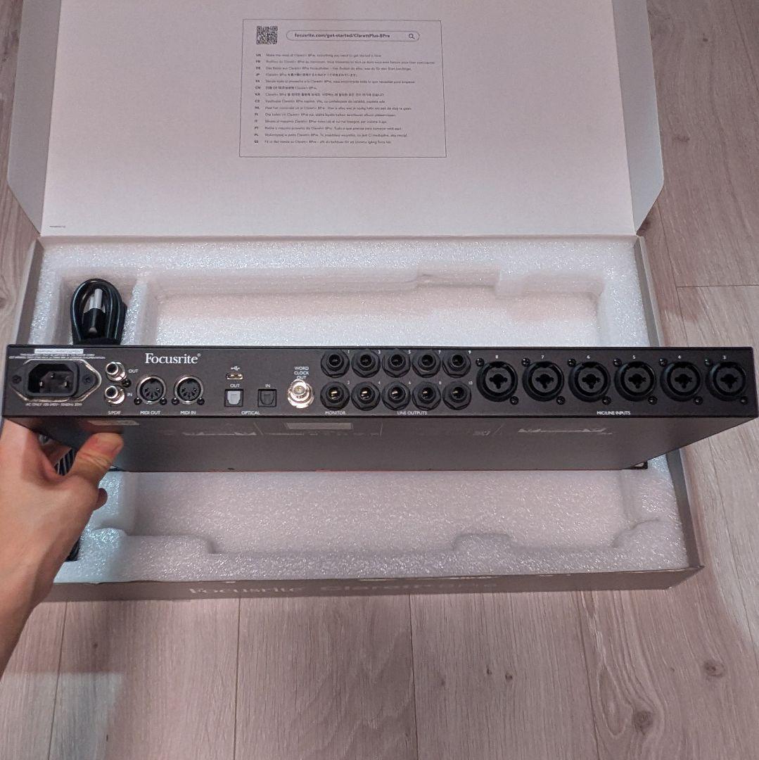 DTM・DAW Focusrite Clarett+ 8Pre