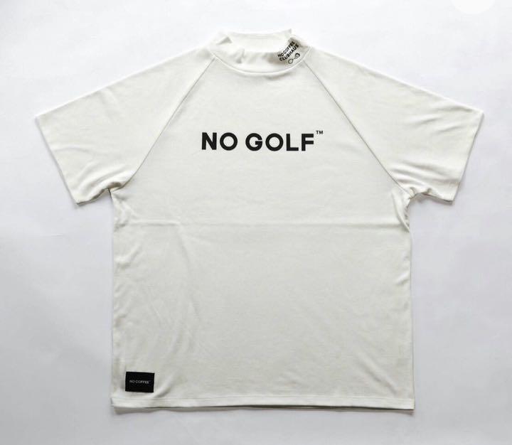 NO GOLF✖️NO COFFEE モックネック半袖 - ゴルフ NO GOLF✖️NO COFFEE モックネック半袖 - ゴルフ