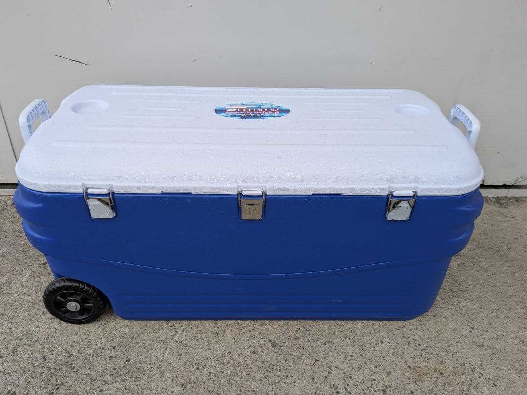 FIELDDOOR キャスター付クーラーボックス150L 釣り アウトドアにFIELDOOR