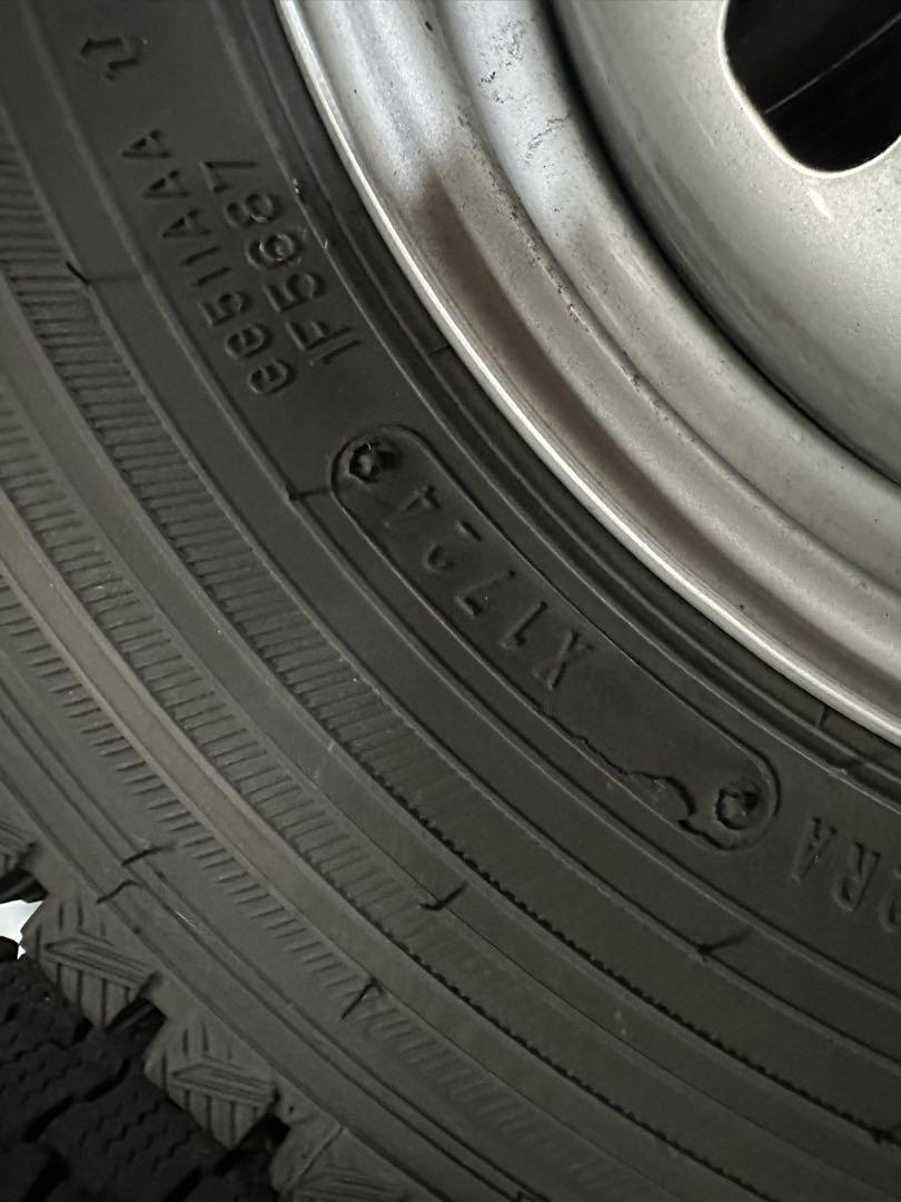 ヒ*シ様 軽バン用　2024年製　スタッドレス　タイヤホイール4本セット