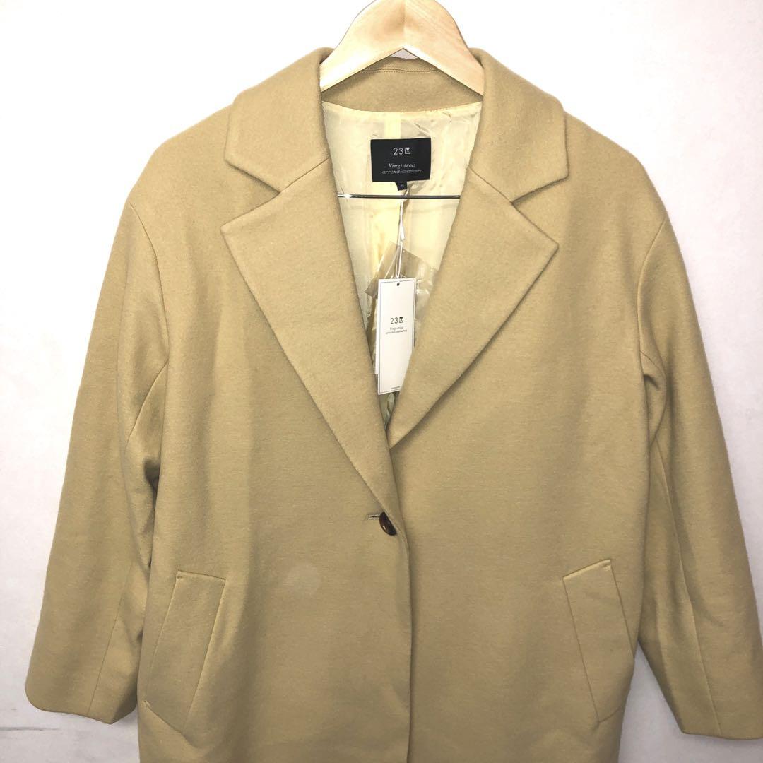 23区 vingt-trios チェスター コート ロング アウター 38 画像2