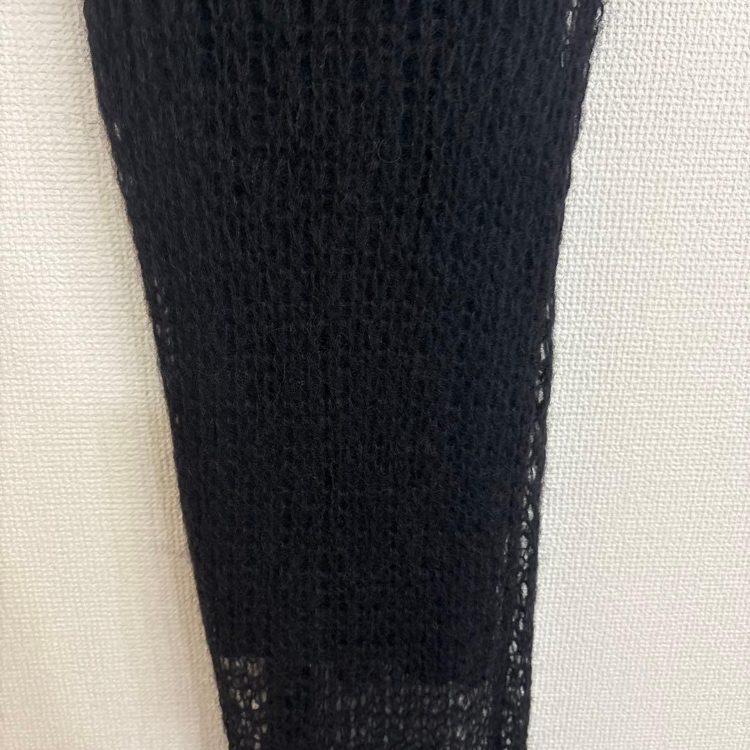 40 袖なし ニット ワンピース 黒 ブラック トップスS・N°21 WWW_MORNINGWALKER_COM