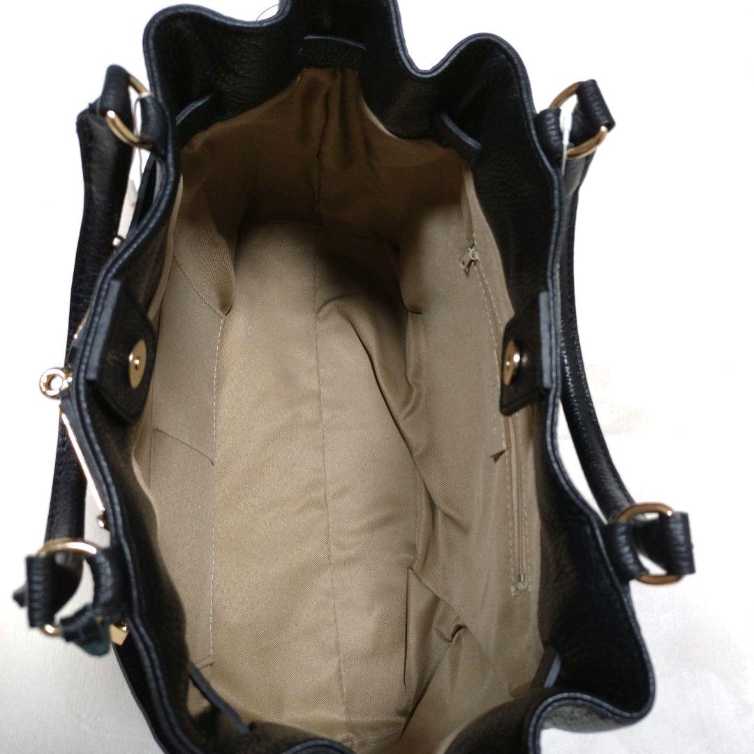 未使用 MILOS ゴールド金具 トートバッグ 2way 南京錠 レザー A4