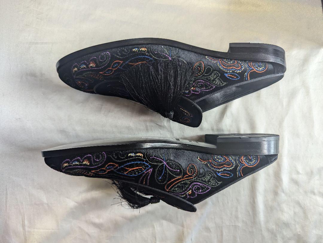 新品未使用　ANGELO RUFFO 刺繍　サンダル　ミュール ANGELO RUFFO form ISTANBUL - Silver and Gold