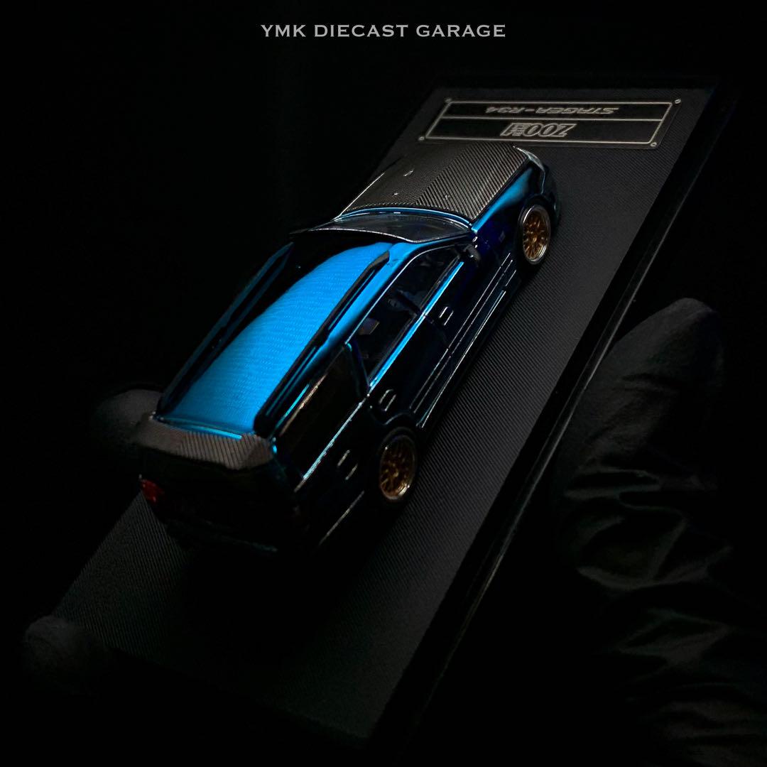 ミニカー 1/64 ZOOM Stagea R34 260RS Blue Carbon