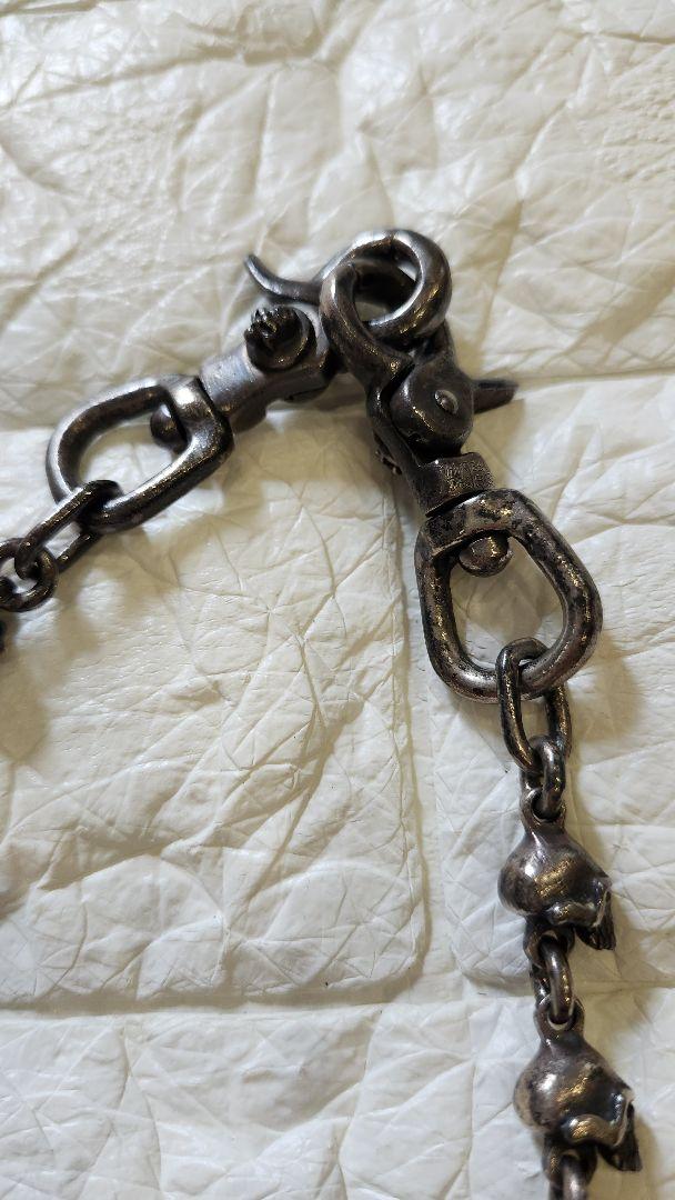 アクセサリー THIRTEEN DESIGNS SKULL WALLET CHAIN