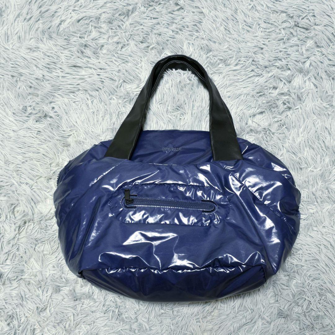 極美品 カンペール CAMPER ハンドバッグ レザー ナイロン おまけ付