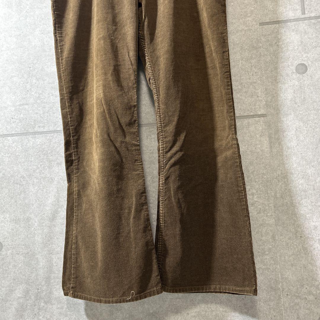 70s希少ヴィンテージ　42タロン　リーバイス646 コーデュロイパンツ　茶40