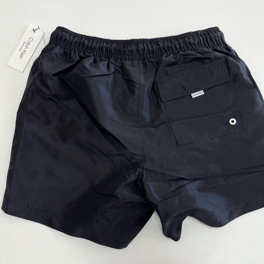 【新品】カルバンクライン CKロゴ 水着 ショートパンツ ブラック S