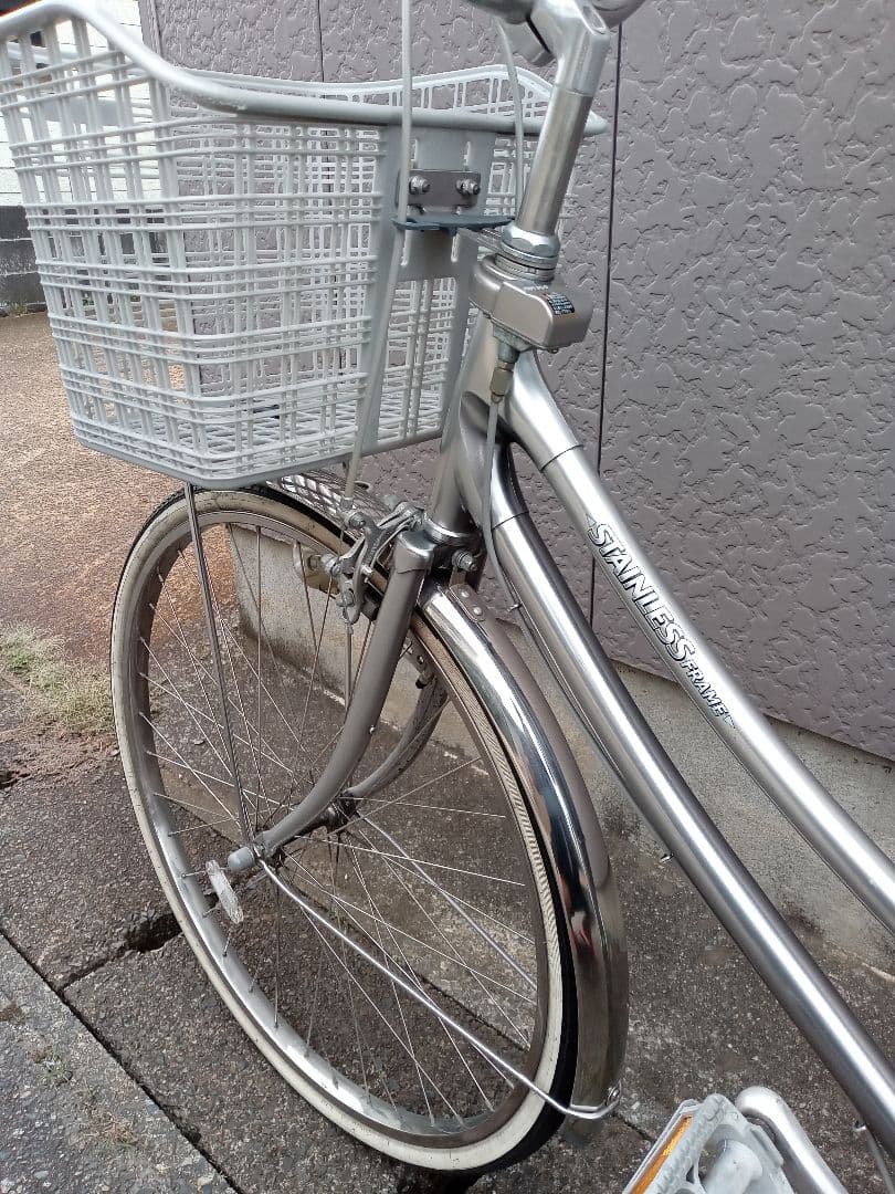 ミヤタステンレスフレーム自転車引取MIYATA