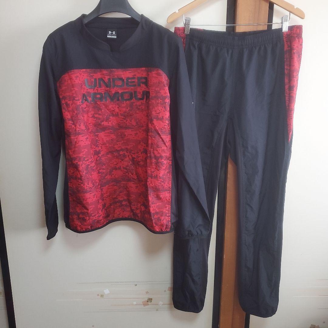 UNDER ARMOUR　ナイロン　トレーニングウェア　セットアップ　XL