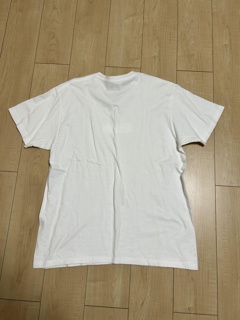 最終値下げ！即日配送！Supreme ホワイト Tシャツ Lサイズ Supreme バンダナロゴ ホワイト Tシャツ Lサイズ