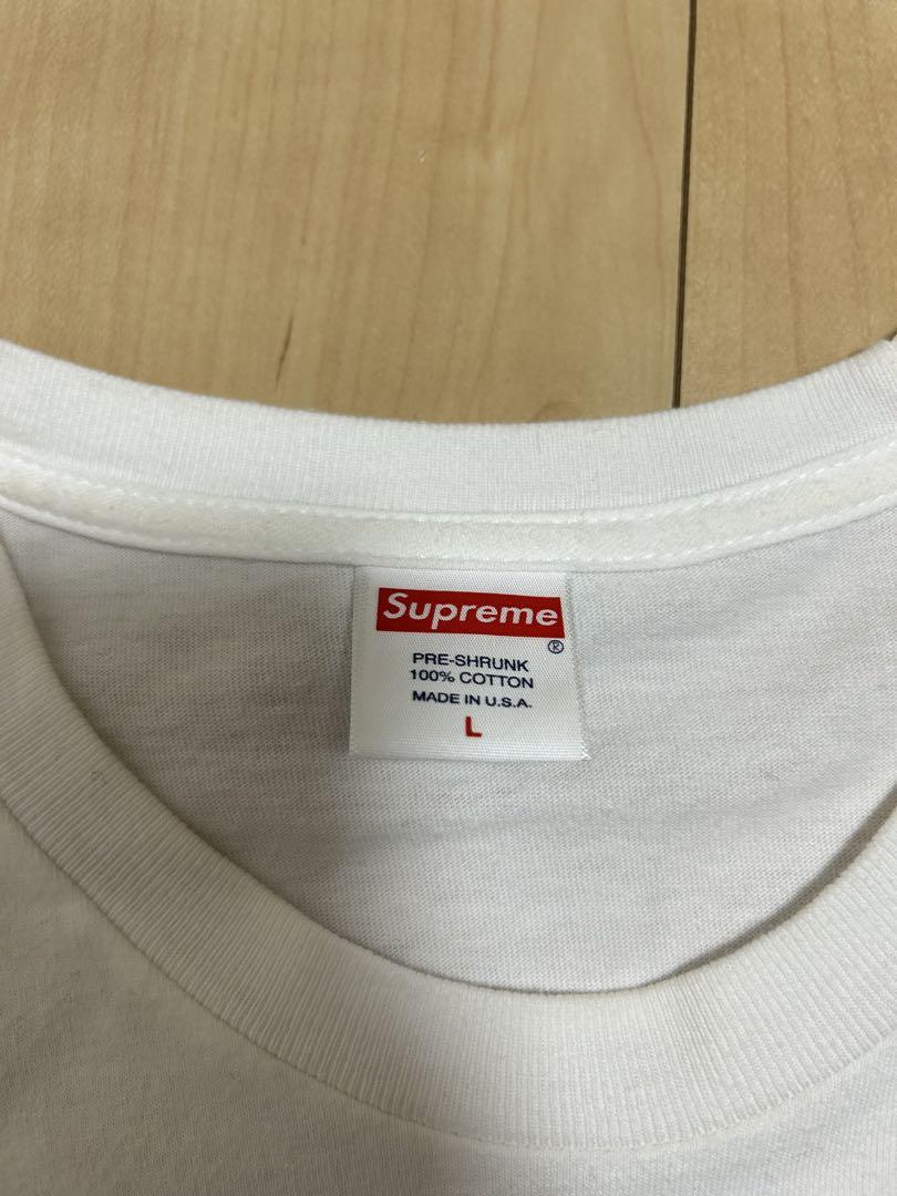 Supreme バンダナロゴ ホワイト Tシャツ Lサイズ