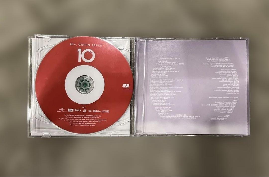 Mrs. GREEN APPLE10 CD．DVD Amazon.co.jp: 10 (初回限定盤)(DVD付): Music