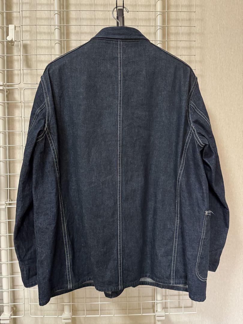 絶妙なデザイン ザリアルマッコイズ 大戦WWII DENIM CHORE COAT (42) - メルカリ ジャケット・アウター