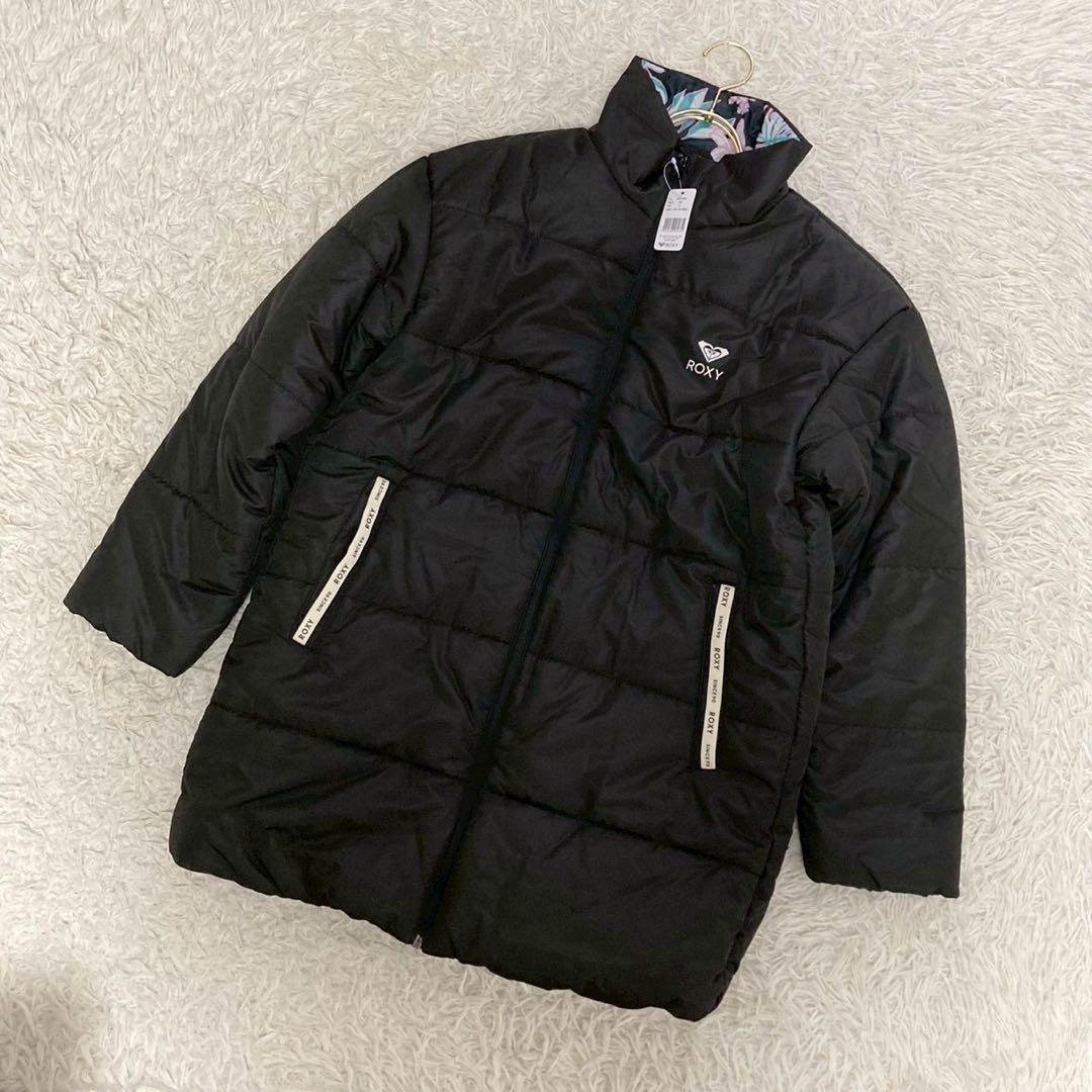 《美品》 ROXY ダウンジャケット ブラック M 可愛い キレイめ オシャレ