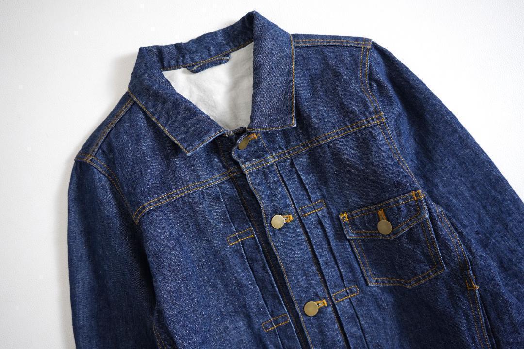 408t*ネストローブ nest Robe リネン デニムジャケット 408t*ネストローブ nest Robe リネン デニムジャケット - メルカリ