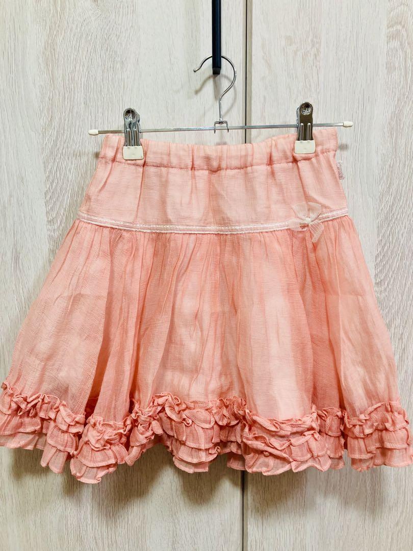 未使用/極美品 メゾピアノ ワンピース チュールスカート 130