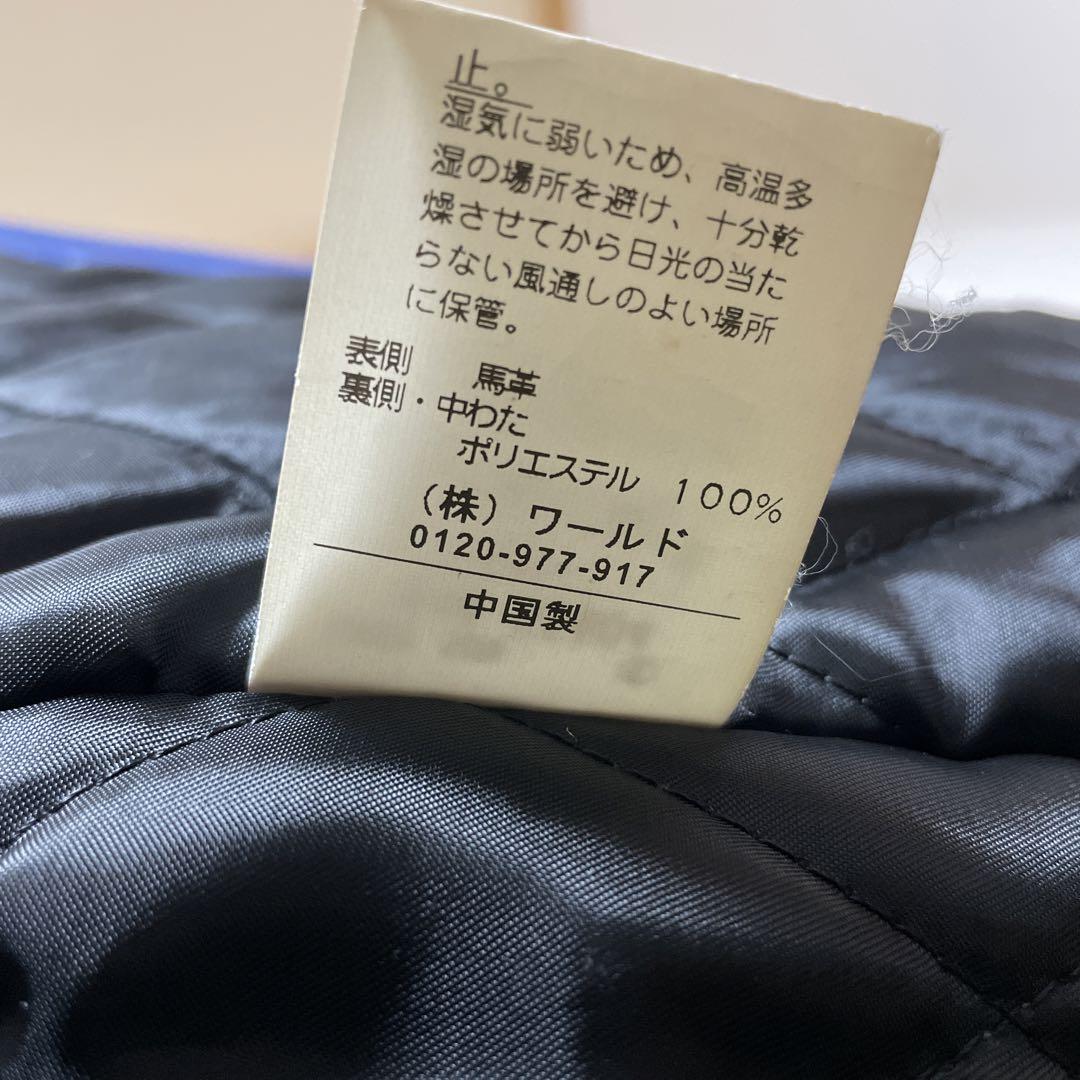 タケオキクチ　ホースレザー シングルライダースジャケット