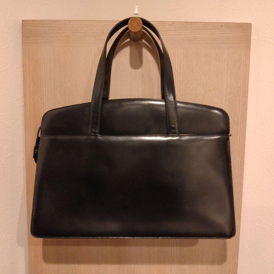 ノバチェック　BURBERRY　レザー　トートバッグ　ビジネス　ハンドバッグ