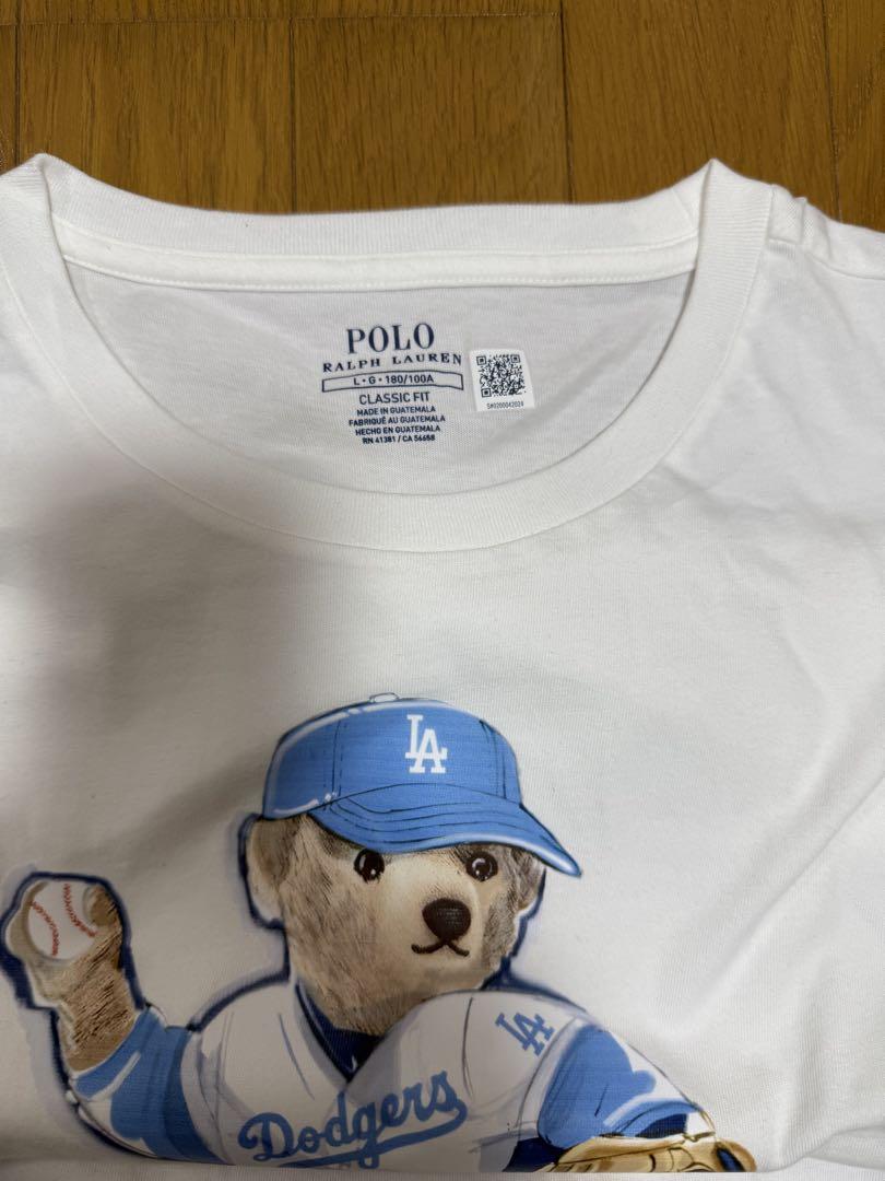 本場LAドジャースRALPH LAUREN 限定Tシャツ Lサイズ　新品タグ付き