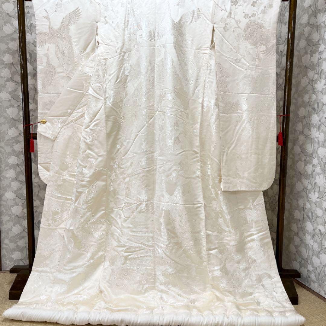 お得100%新品 正絹 白打掛 鳳凰梅松模様 花嫁衣裳 SVaRX-m38359061241 正規激安