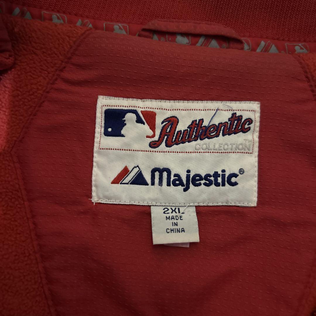 マジェスティック MLB レッドソックス ナイロンジャケット　2XL
