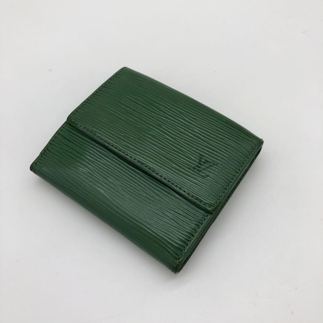 ルイヴィトン 財布 二つ折り エピ レザー グリーン SG904B