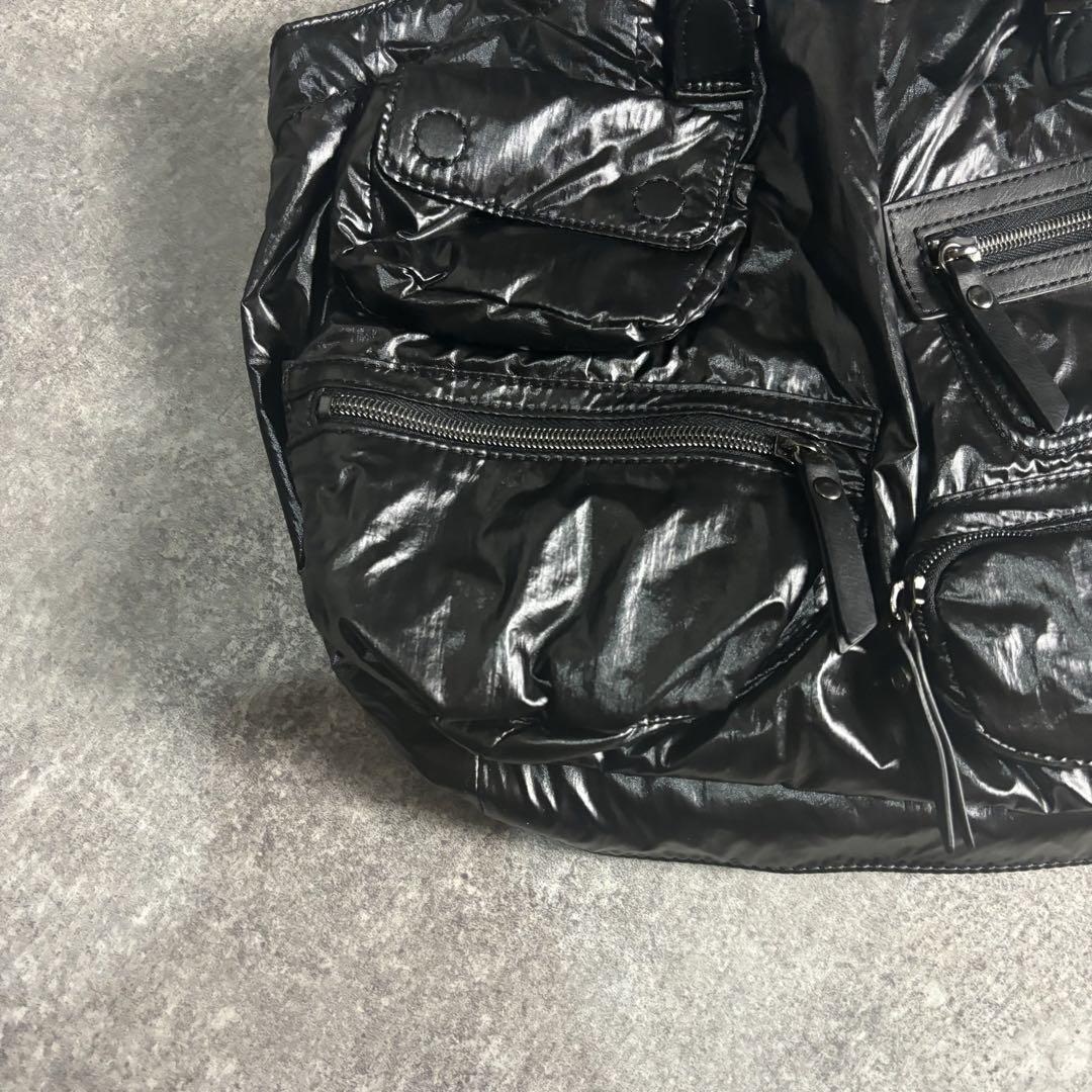 00s DIESEL ハンドバッグ エナメル 2way archive y2k