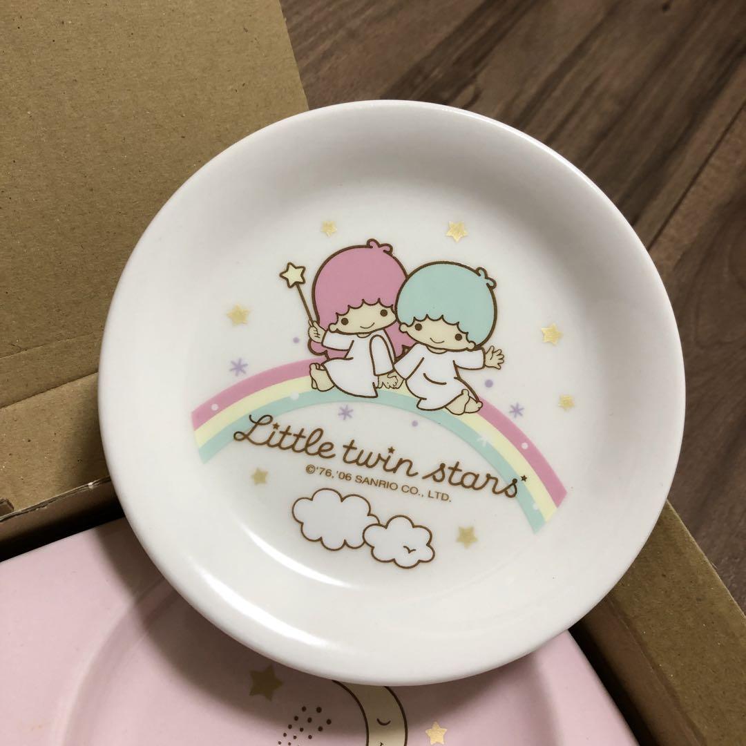 【新品未使用】キキララ　TSカフェプレートセットニジ