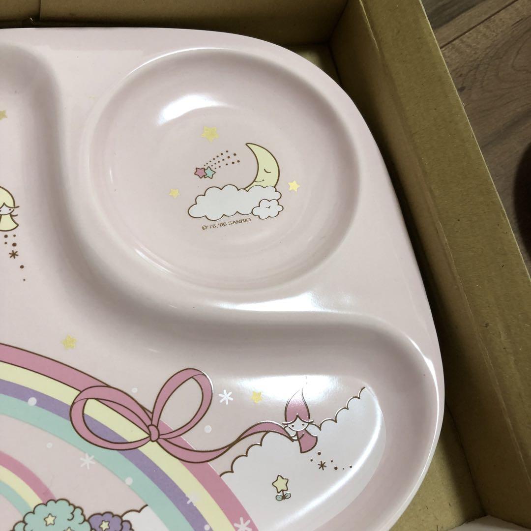 【新品未使用】キキララ　TSカフェプレートセットニジ