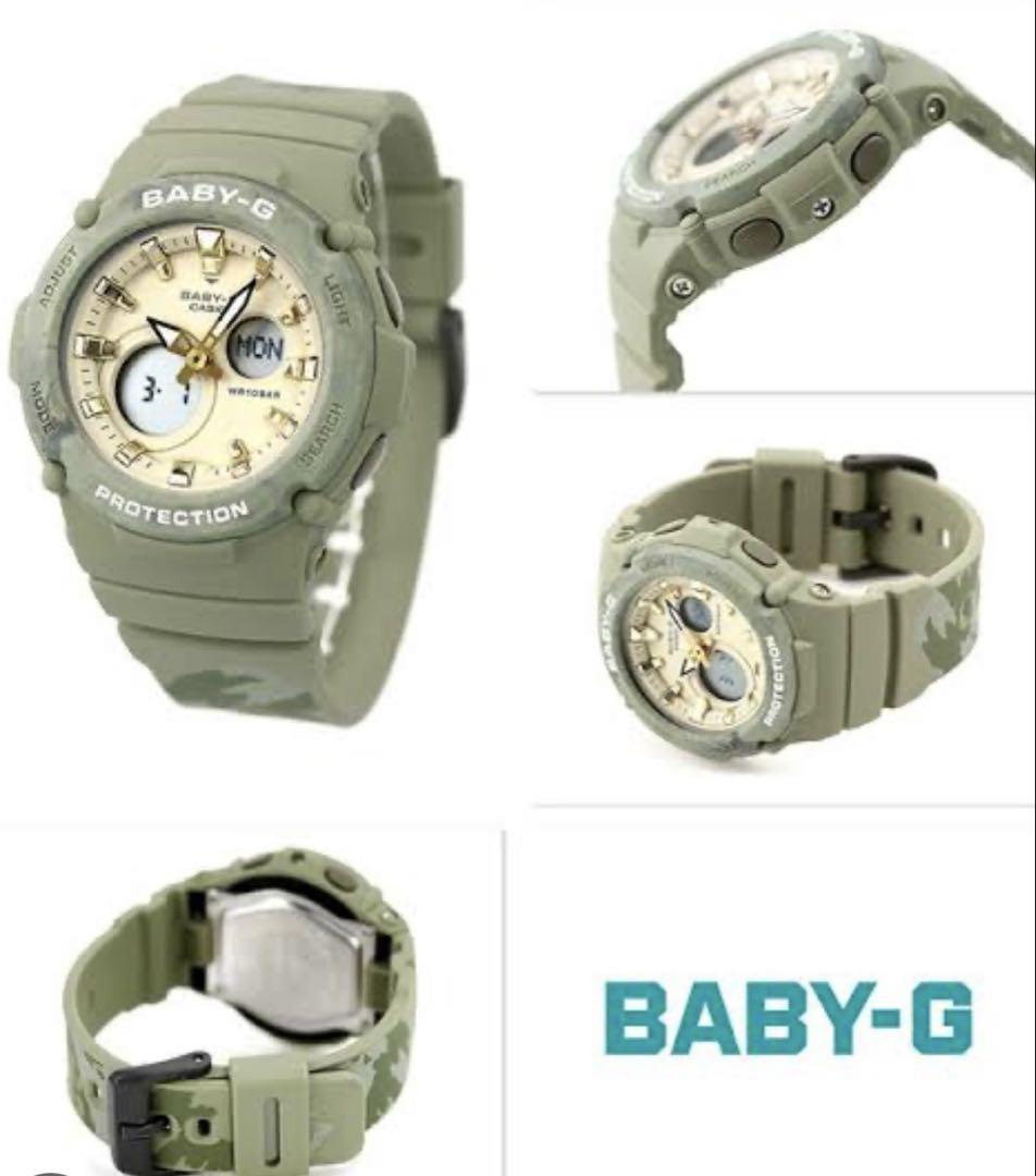 新品　CASIOカシオ BABY-G BGA-275M-3AJF オリーブ色