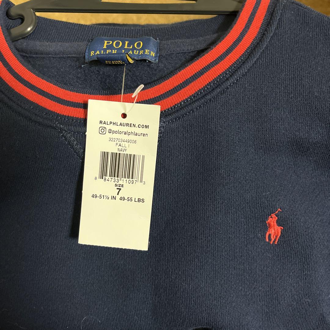 POLO RALPH LAUREN トレーナー サイズ7 ネイビー
