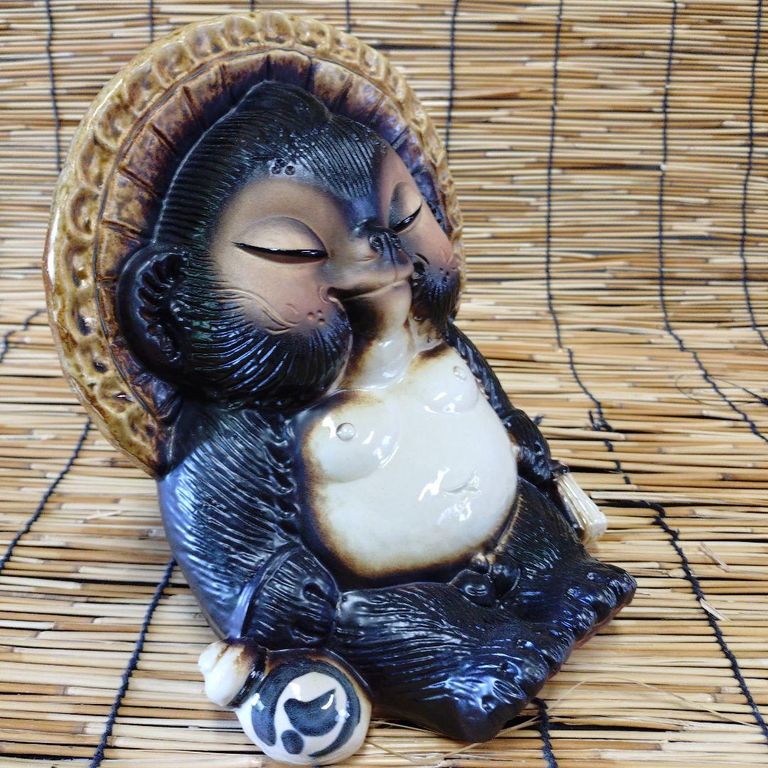 信楽焼　ビリケン狸　狸　タヌキ　たぬき