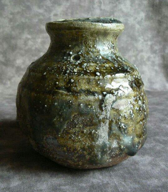 花瓶 種壺　小壺　伊賀 信楽 陶器 花生 茶